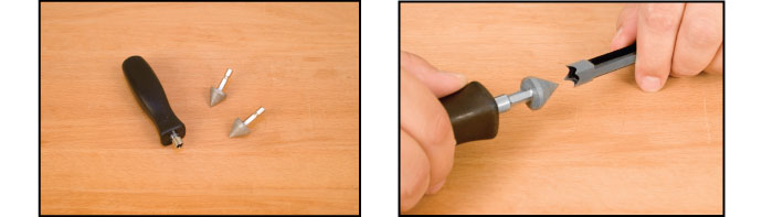 3 Piece Mortise Chisel Sharpening Set
